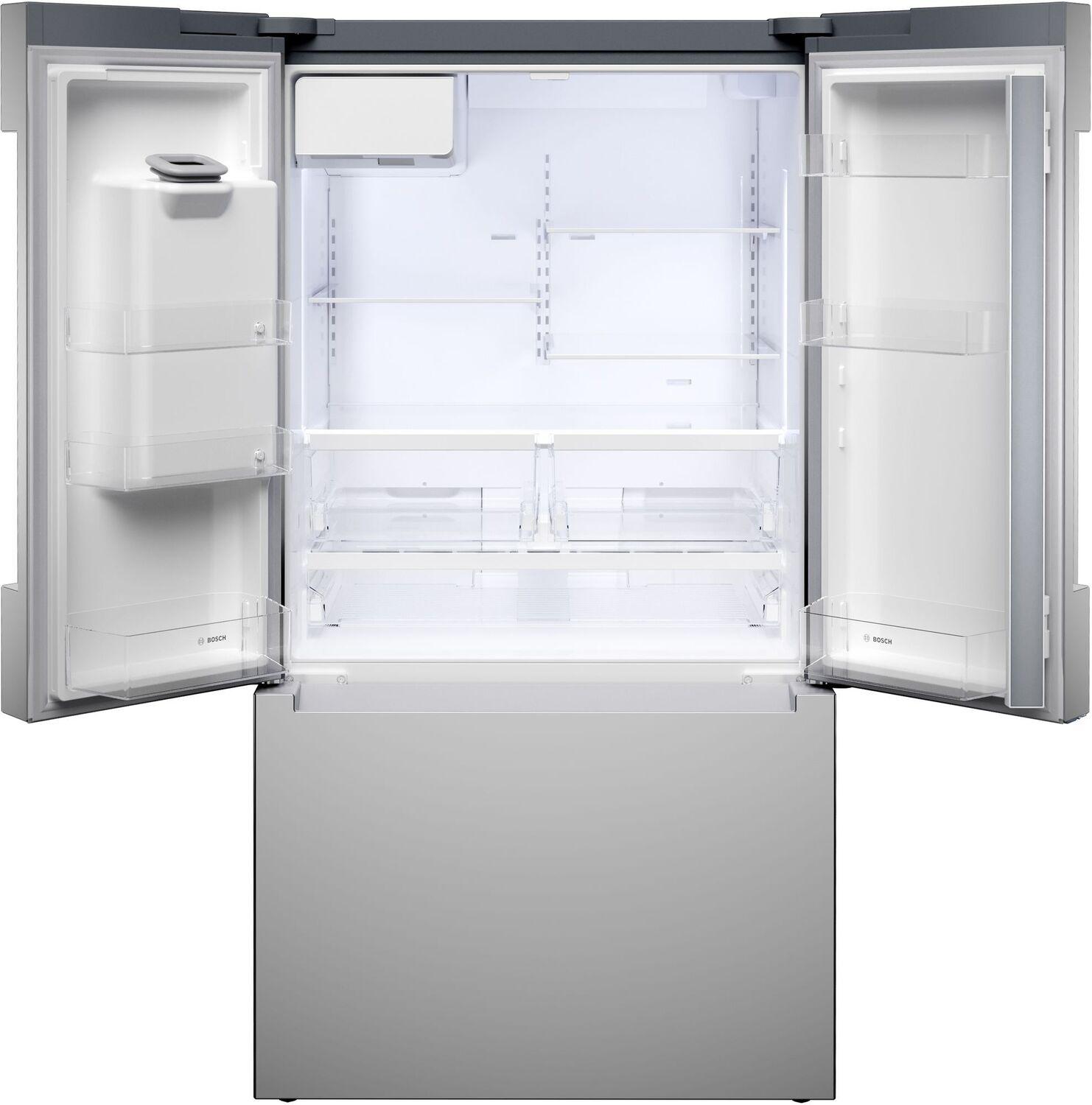 Bosch B36FD10ENS 100 Series French Door Bottom Mount Refrigerator 36