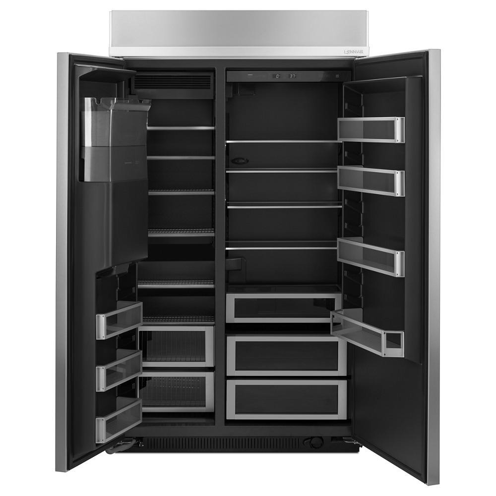 Jennair JS48SSDUDE 48" Built-In Side-By-Side Refrigerator With Water Dispenser