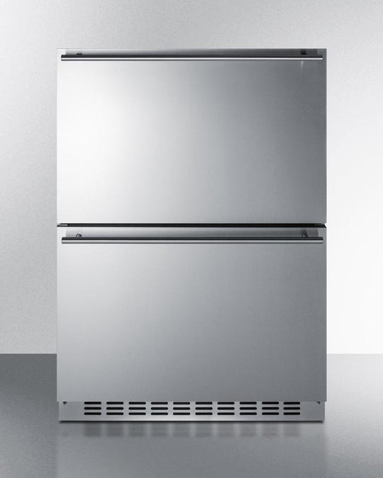 Summit SPRF34D7 24" Wide 2-Drawer Refrigerator-Freezer