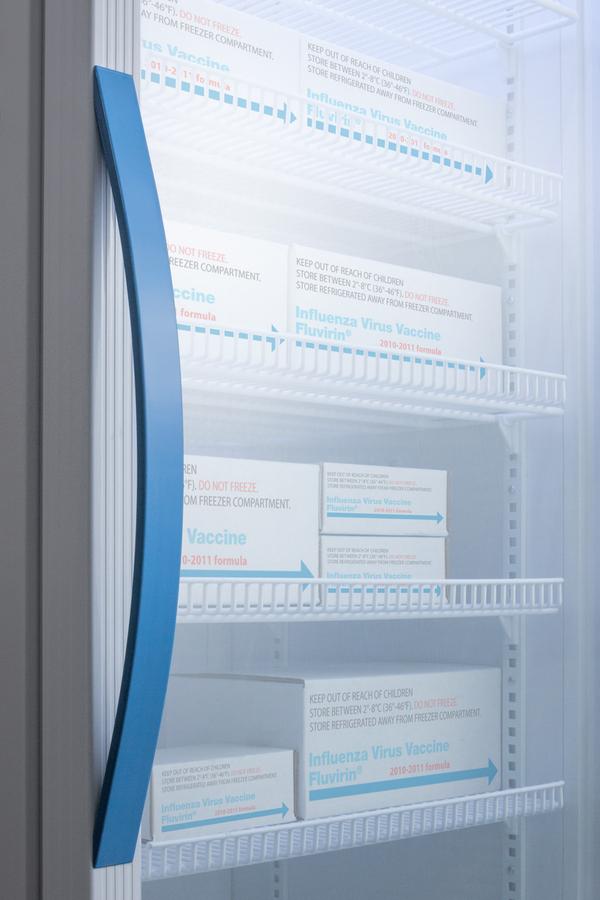 Summit ARG6PVCRT 6 Cu.Ft. Ada Height Upright Controlled Room Temperature Cabinet