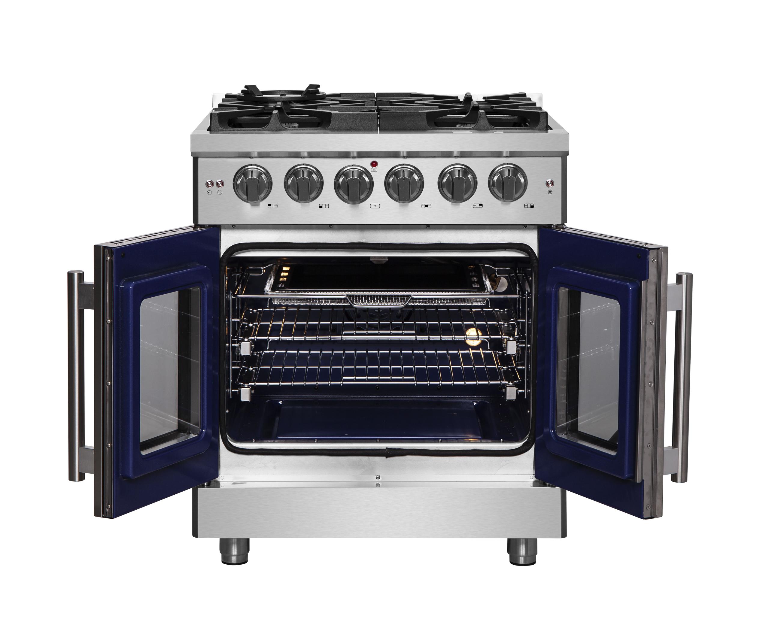 Forno FFSGS643930 Forno Massimo 30" Freestanding French Door Gas Convection Range