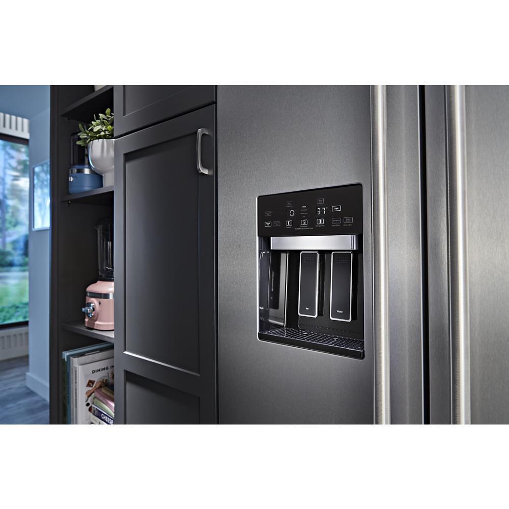 Kitchenaid KBSD702MSS 25.1 Cu. Ft. 42" Built-In Side-By-Side Refrigerator With Ice And Water Dispenser