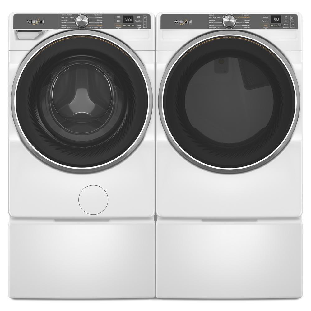 Whirlpool WGD6720RW 7.4 Cu. Ft. Smart Front Load Energy Star® Gas Dryer With Steam Capabilities