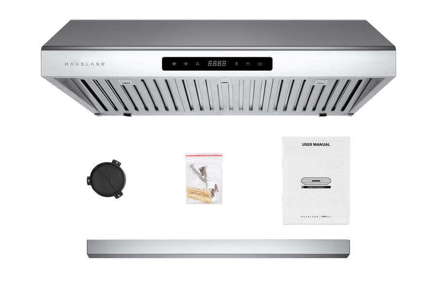Hauslane UCPS10SS30 Hauslane Chef 30-In Ducted Stainless Steel Undercabinet Range Hood