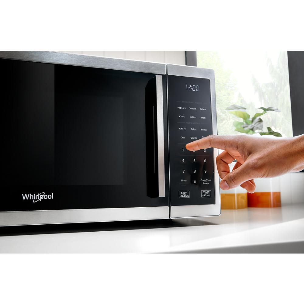 Whirlpool WMCS5522RB 1.0 Cu. Ft. Black All-In-One Multifunctional Countertop Microwave With Air Fry - 900 Watt