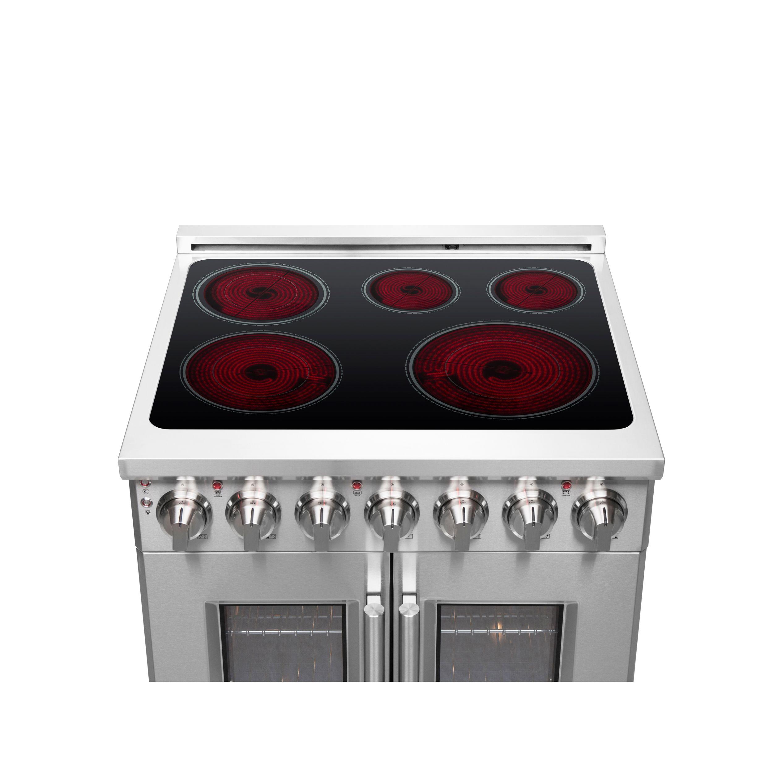 Forno FFSEL695530 Forno Massimo 30" Freestanding French Door Electric Range