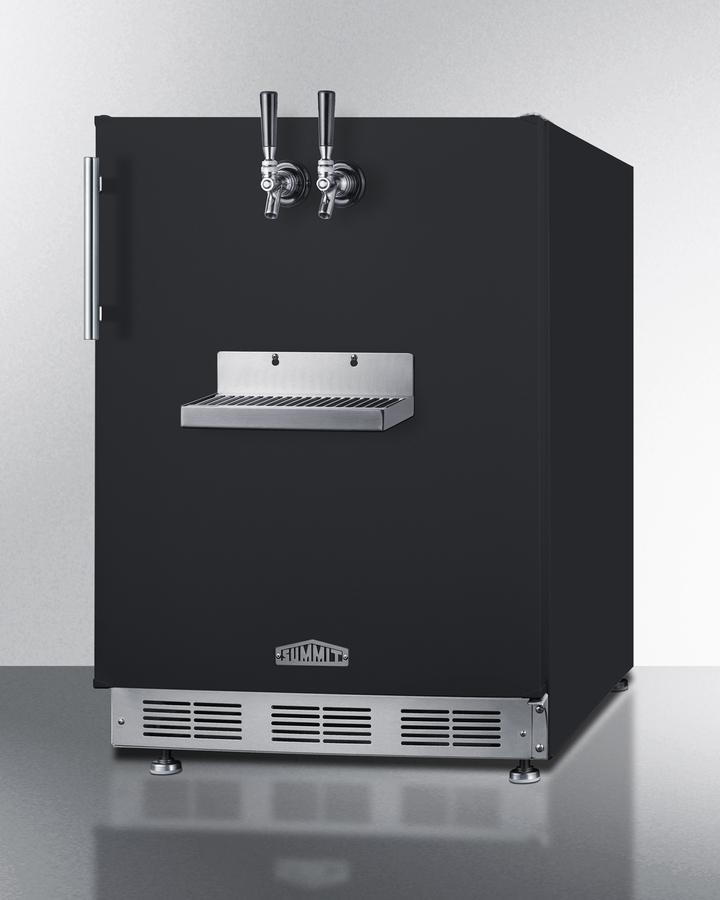 Summit SBC58BFRTP 24" Wide Front Tap Built-In Beer Kegerator