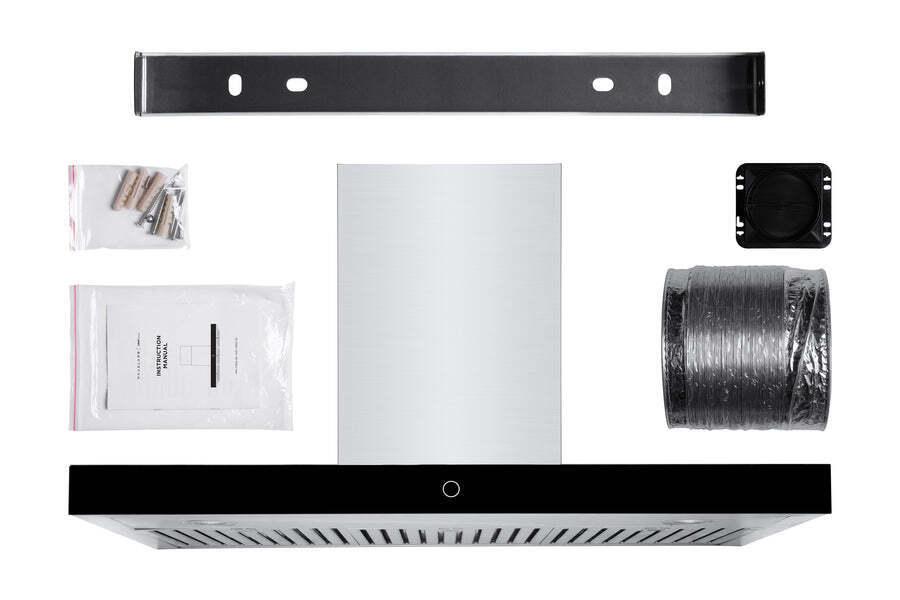 Hauslane WM739SS30 Hauslane Chef 30-In Convertible Stainless Steel Wall-Mounted Range Hood