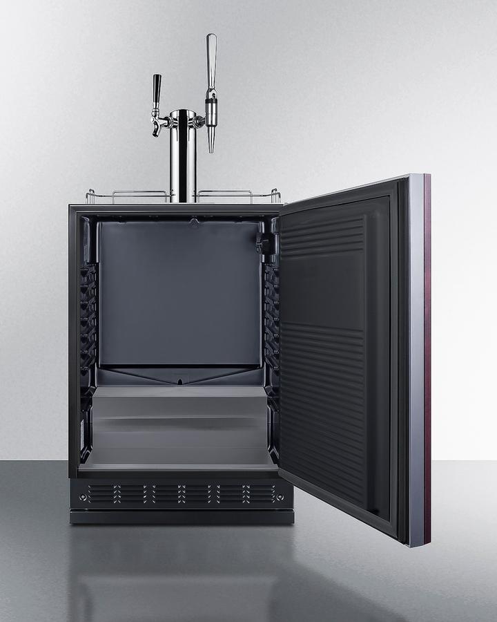 Summit SBC7BRSIFCM2 24" Wide Cold Brew/Nitro Kegerator (Panel Not Included)