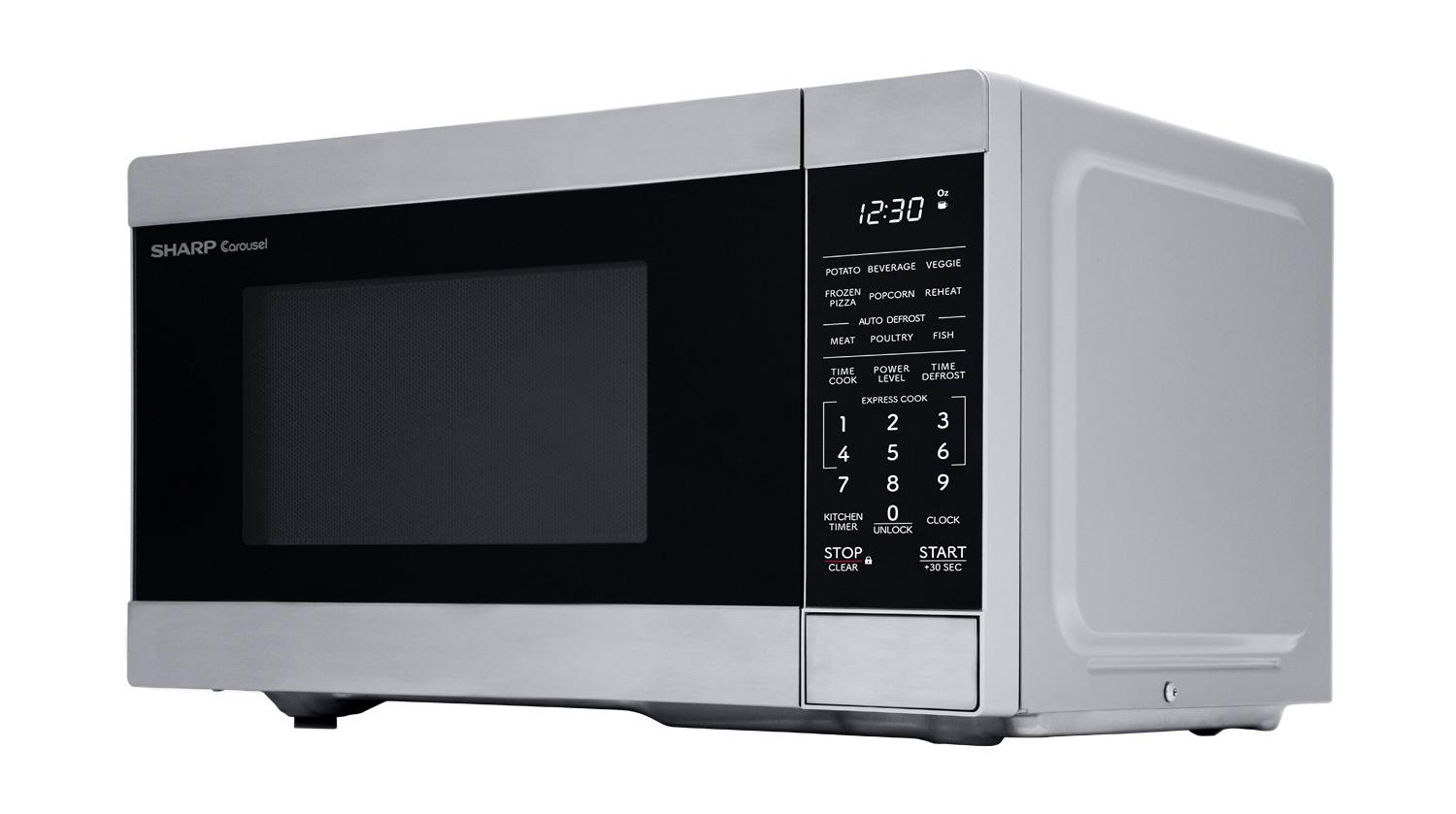 Sharp SMC0962KS Sharp 0.9 Cu. Ft. 900W Stainless Steel Countertop Microwave Oven
