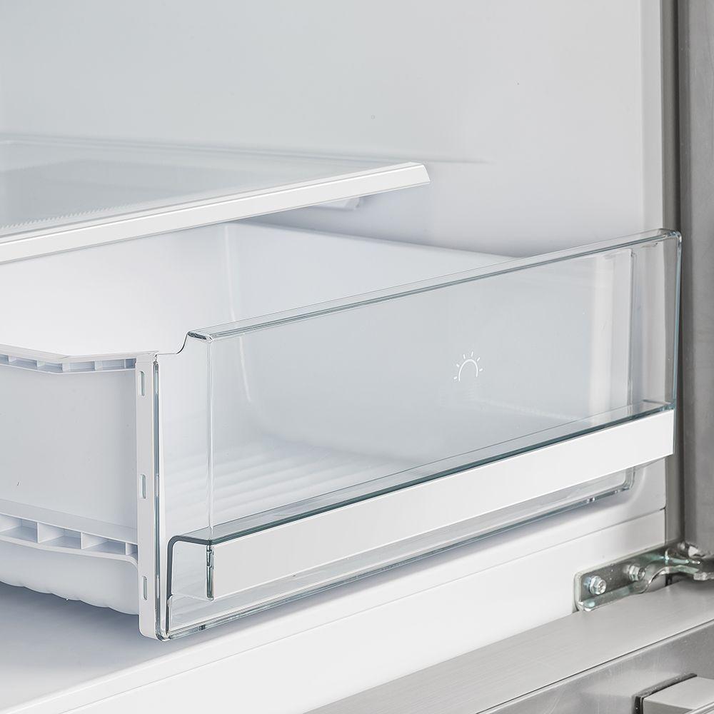 Forno FFRBI182040SG Forno Moena 36" French Door 19.2 Cu.Ft. Stainless Steel Refrigerator With Grill Trim