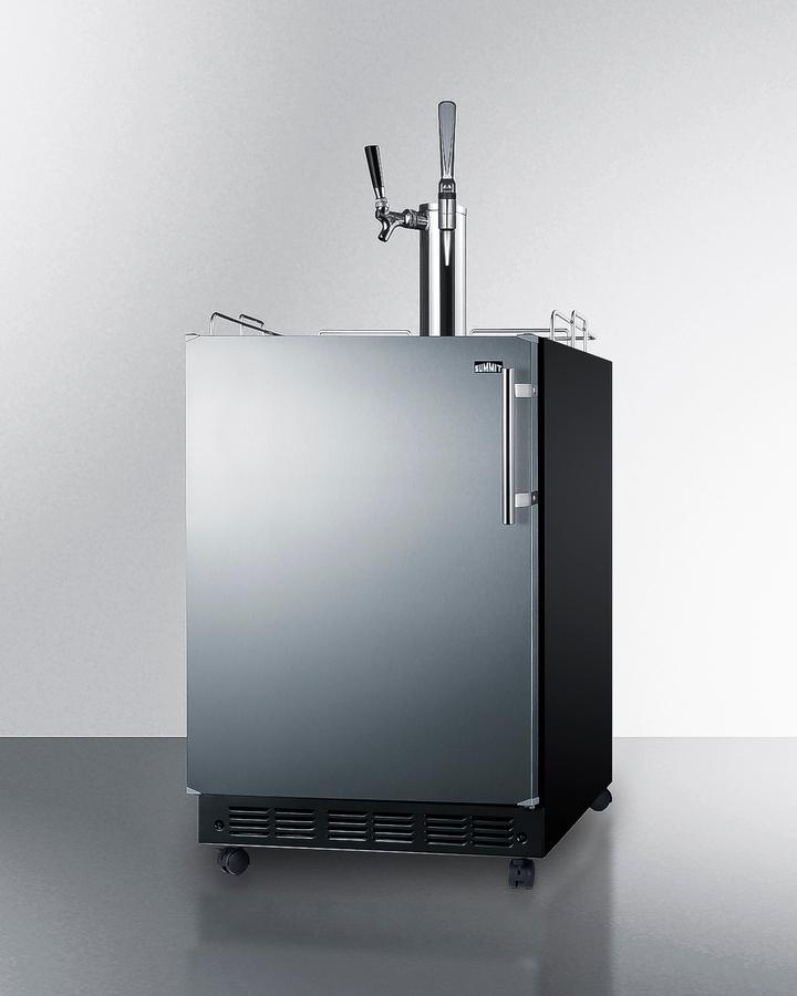 Summit SBC7BRSCM2LHD 24" Wide Cold Brew/Nitro Coffee Kegerator