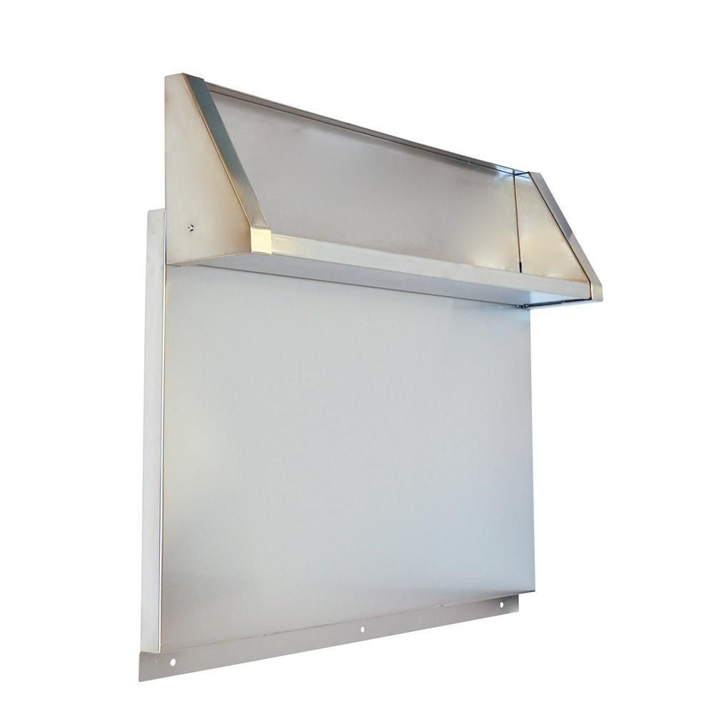 Jennair W10225949 Stainless Steel Backsplash With Dual Position Shelf