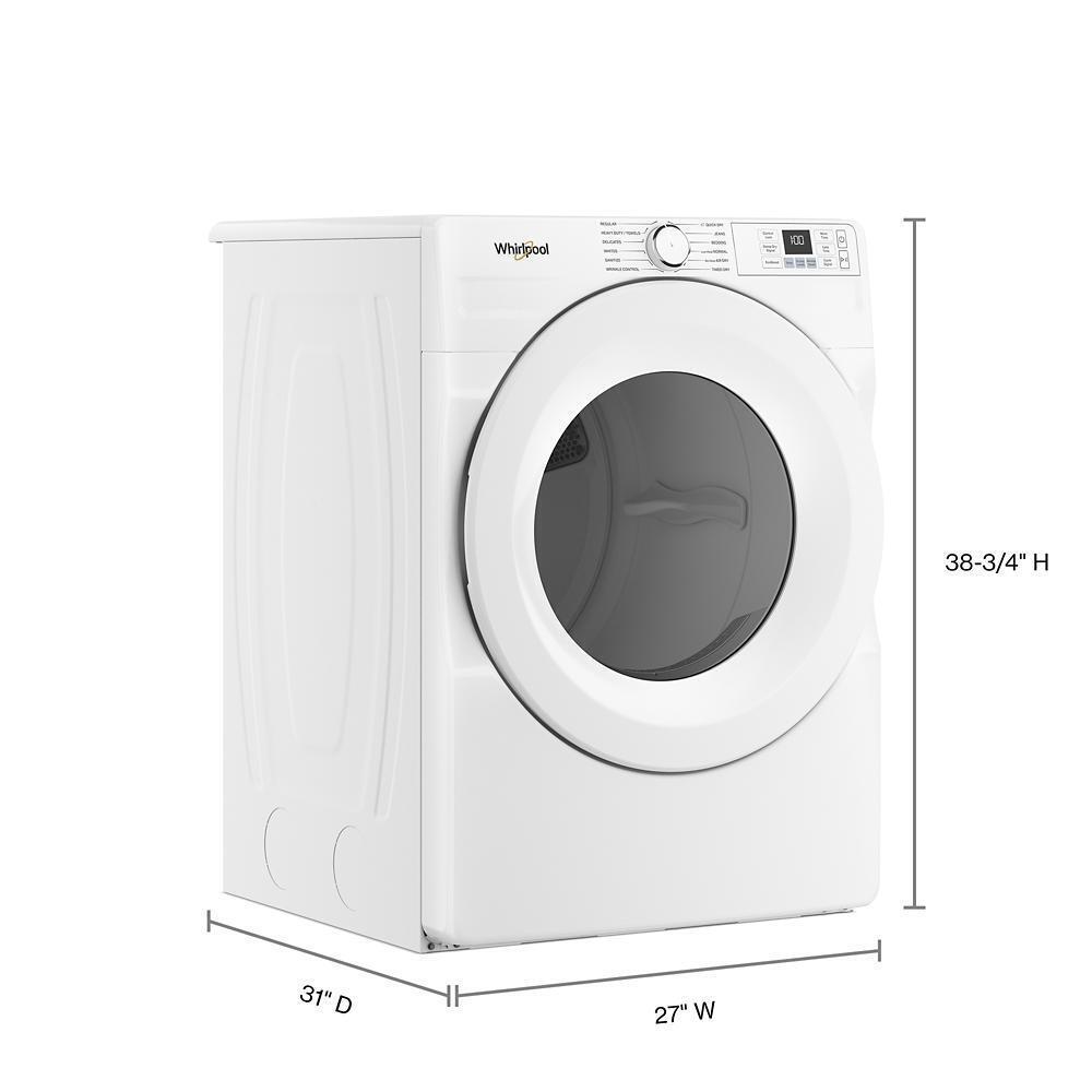 Whirlpool WGD4720RW 7.4 Cu. Ft. Smart Front Load Energy Star® Gas Dryer With Quick Dry Cycle