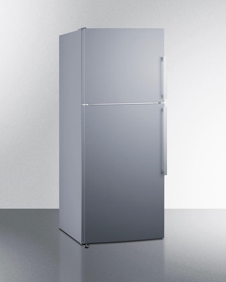 Summit FF1514SSIMLHD 28" Wide Top Mount Refrigerator-Freezer With Icemaker