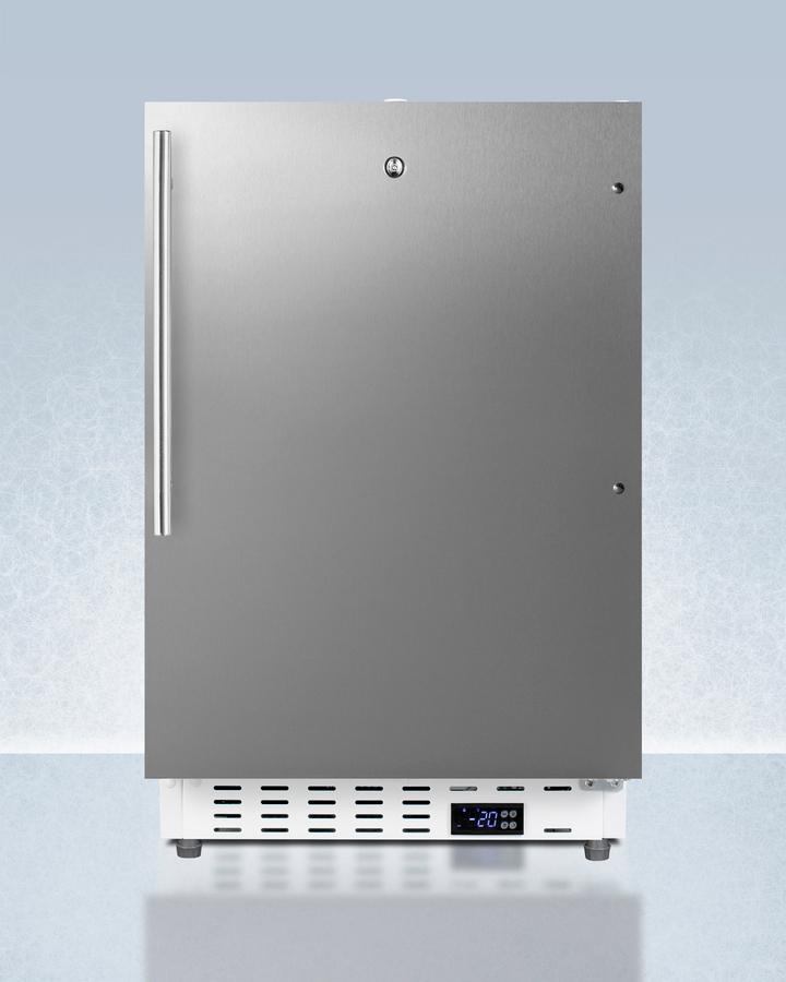 Summit ADA305AFSSHV 20" Wide Built-In Healthcare All-Freezer, Ada Compliant
