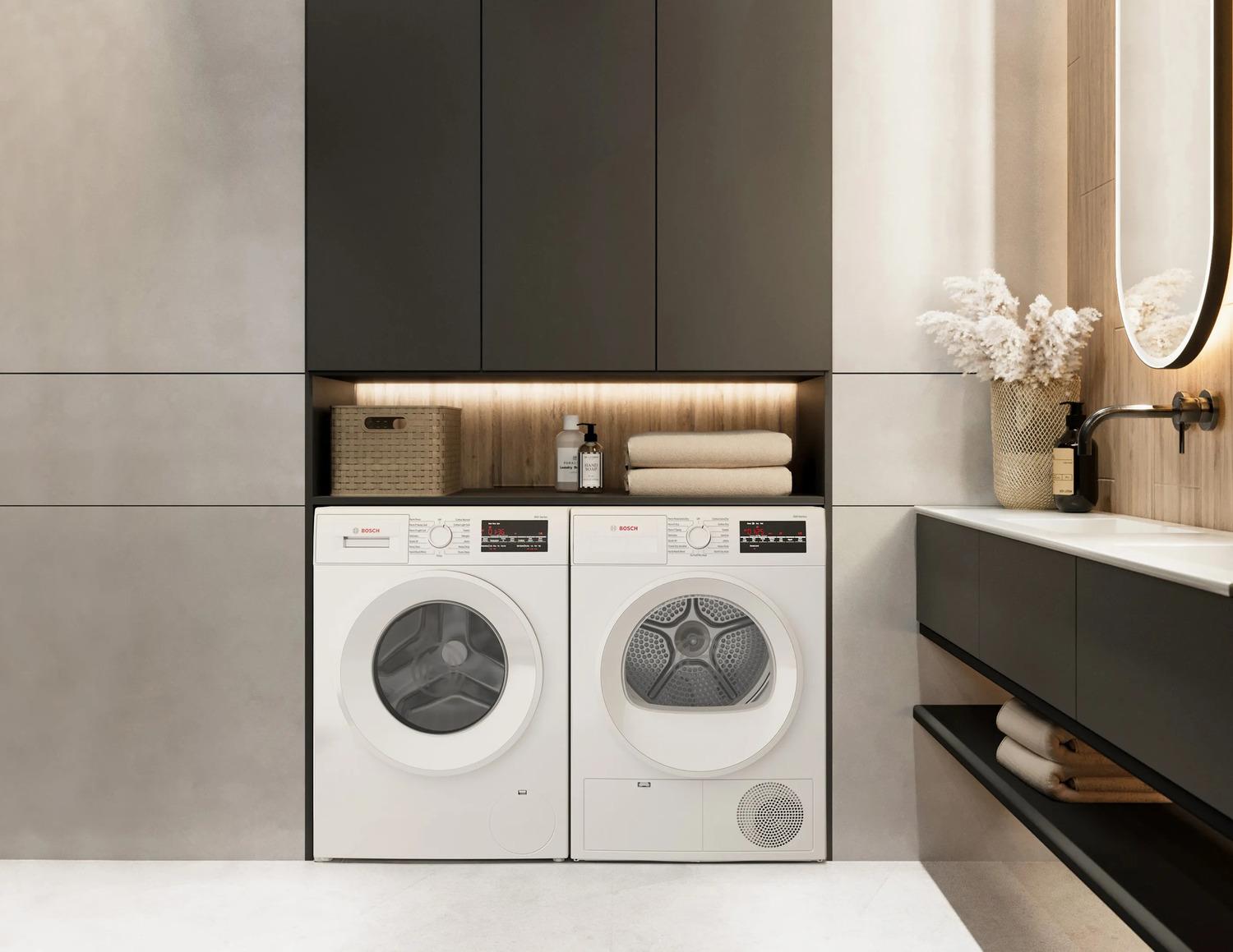 Bosch WGA14400UC 300 Series Compact Washer 1400 Rpm