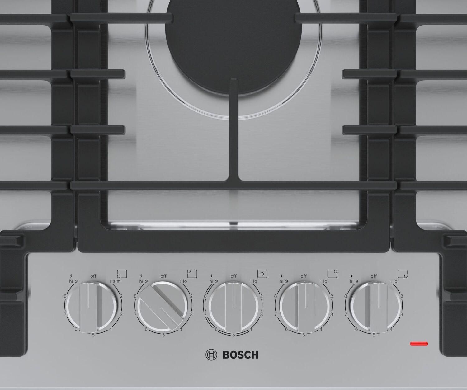 Bosch NGM5659UC 500 Series Gas Cooktop 36" Stainless Steel Ngm5659Uc