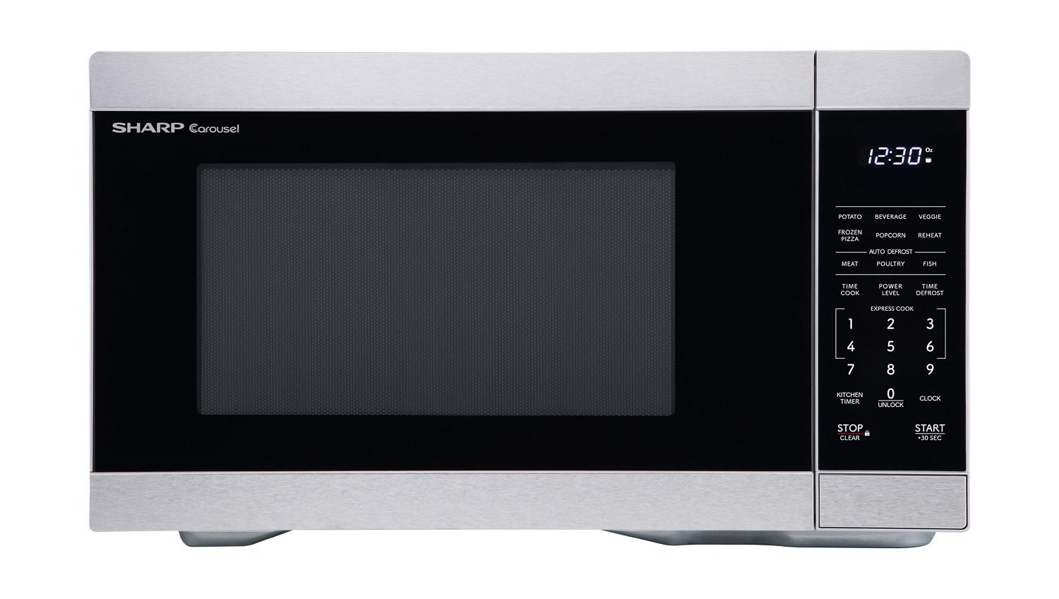 Sharp SMC1162KS Sharp 1.1 Cu. Ft. 1000W Stainless Steel Countertop Microwave Oven