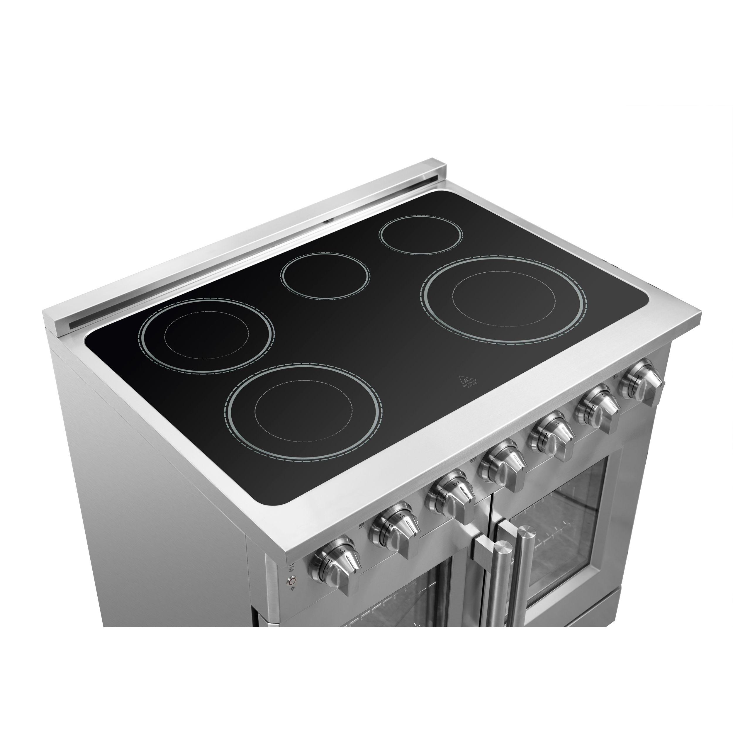 Forno FFSEL695536 Forno Massimo 36" Freestanding French Door Electric Range