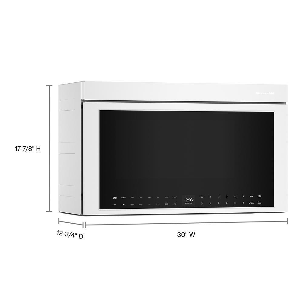 Kitchenaid KMMF530PWH Kitchenaid® Multifunction Over-The-Range Oven With Flush Built-In Design