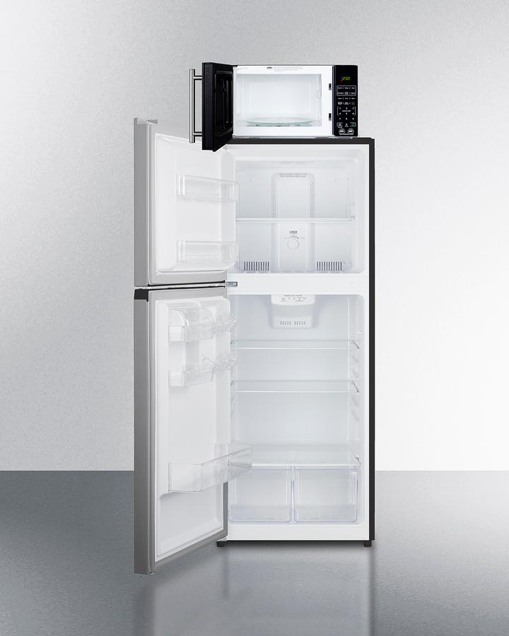 Summit MRF1089PLALHD Microwave/Refrigerator-Freezer Combination With Allocator