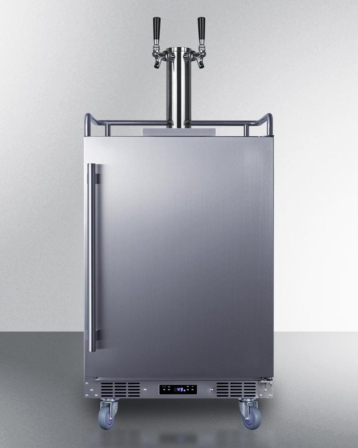 Summit SBC682WKDTWIN 24" Wide Built-In Wine Kegerator
