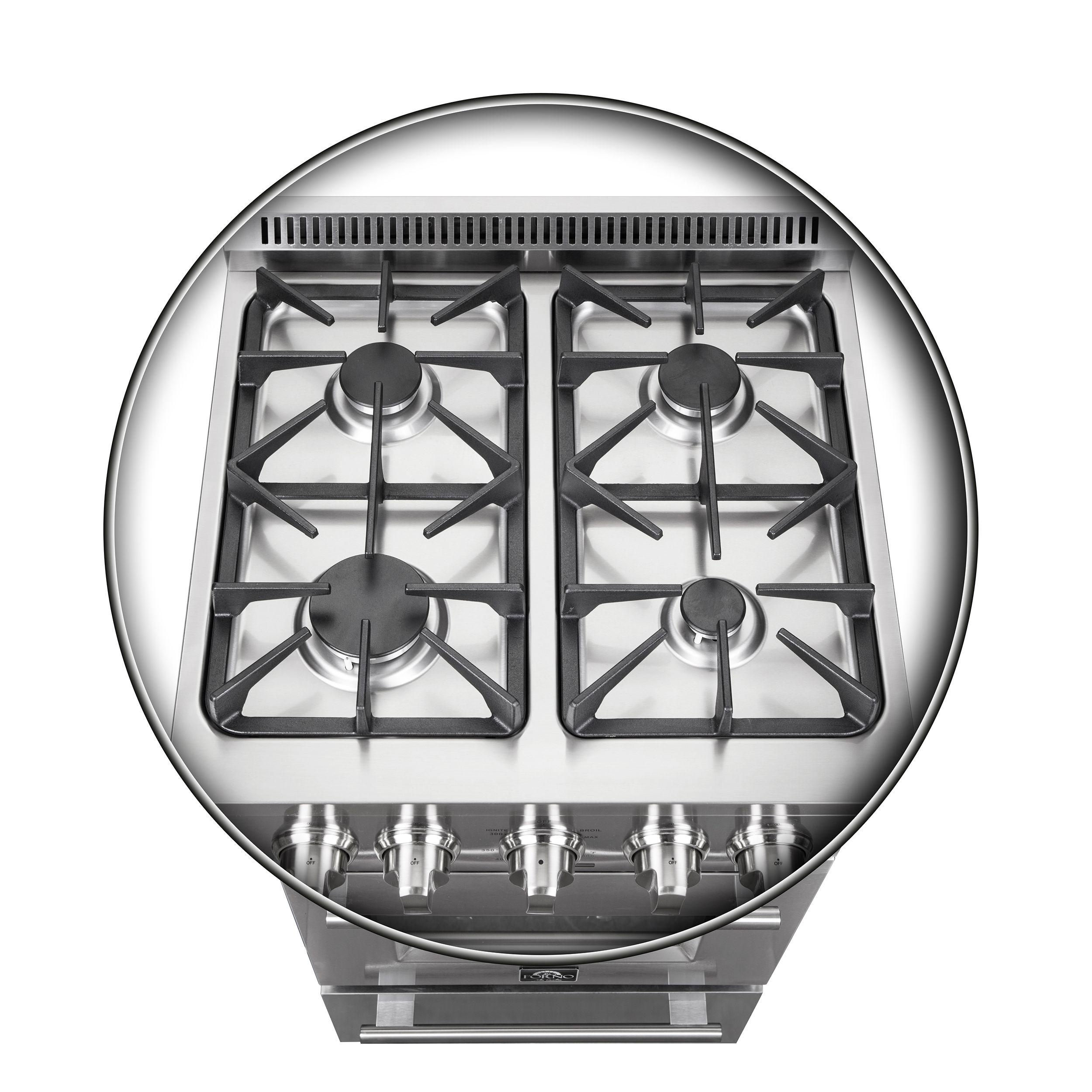Forno FFSGS627224 Breno 24" Freestanding Gas Range