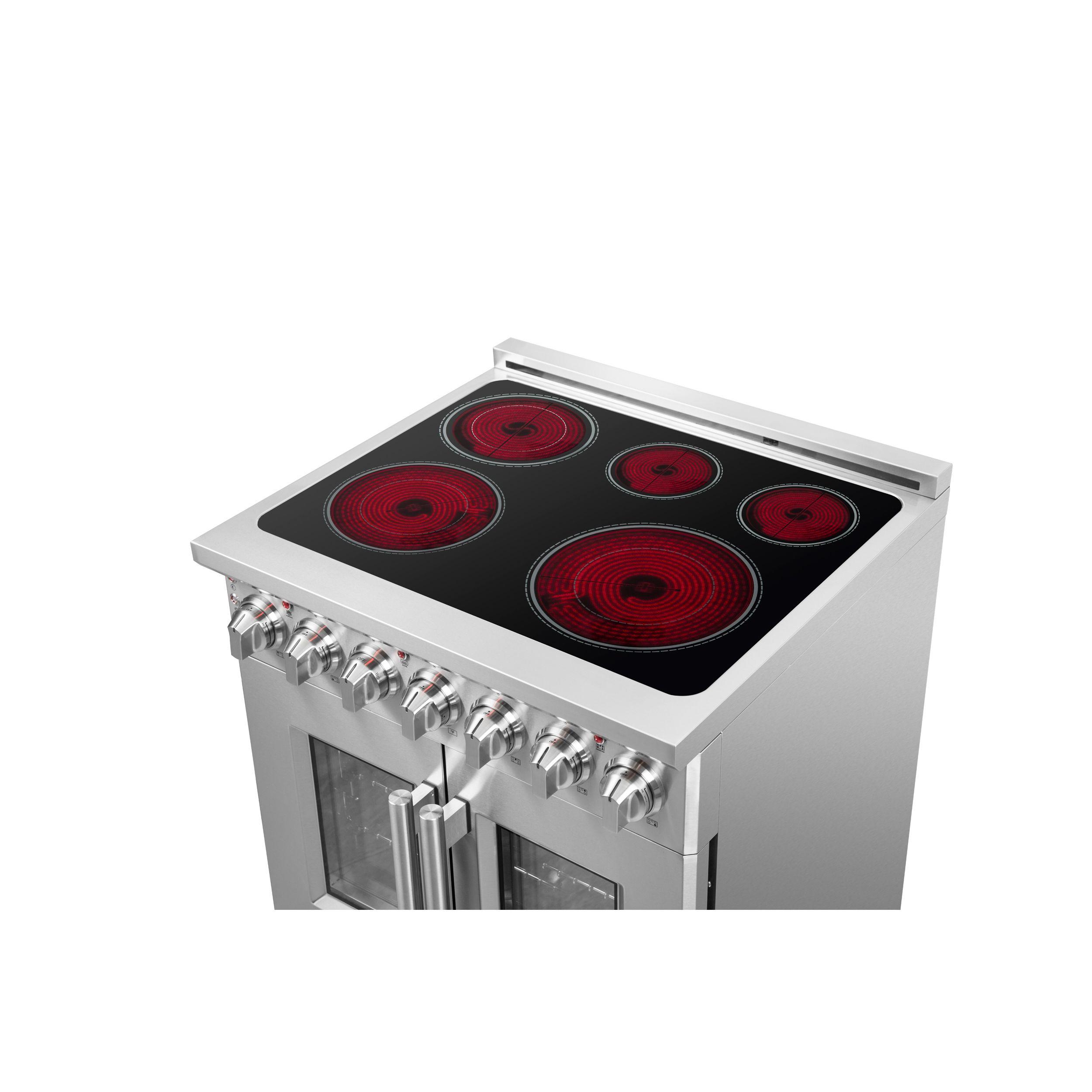 Forno FFSEL695530 Forno Massimo 30" Freestanding French Door Electric Range