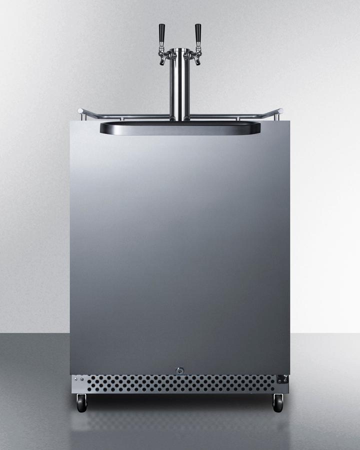 Summit SBC696OSCFTWIN 24" Wide Built-In Outdoor Cold Brew Coffee Kegerator