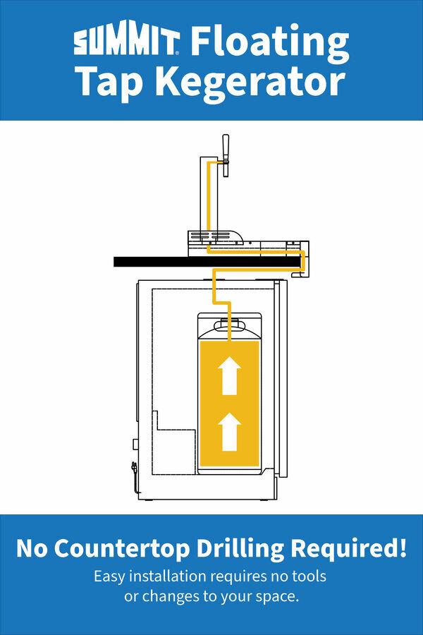 Summit SBC7BRSFLTWADA 24