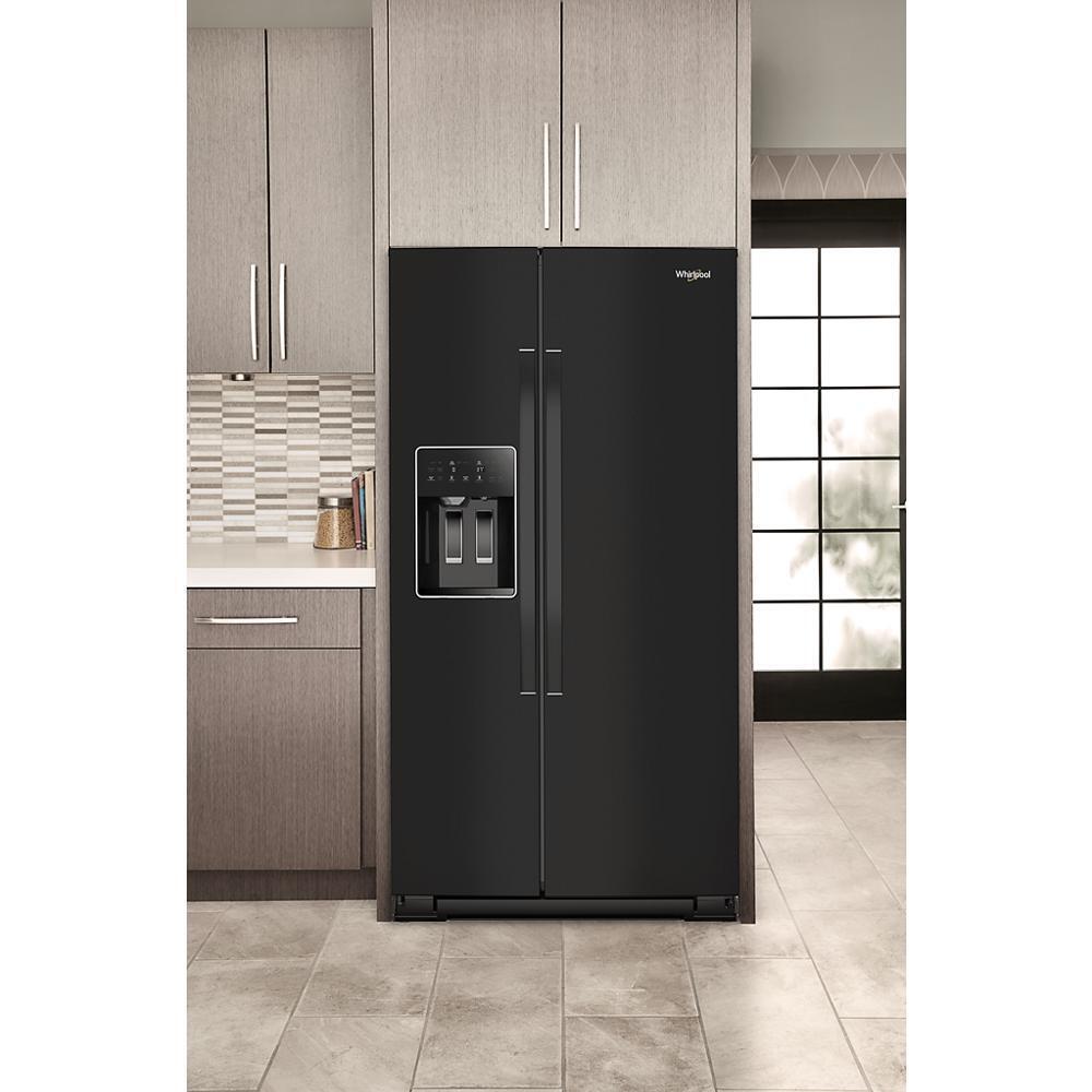 Whirlpool WRSC5536RB 36-Inch Wide Side-By-Side Refrigerator - 21 Cu. Ft.