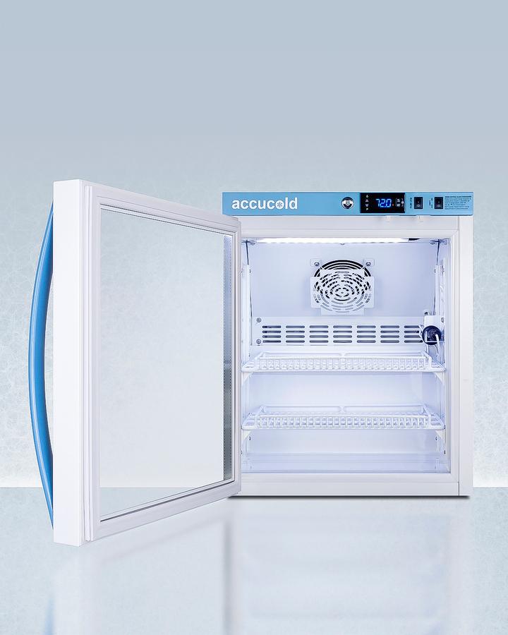 Summit ARG2PVCRTLHD 2 Cu.Ft. Compact Controlled Room Temperature Cabinet