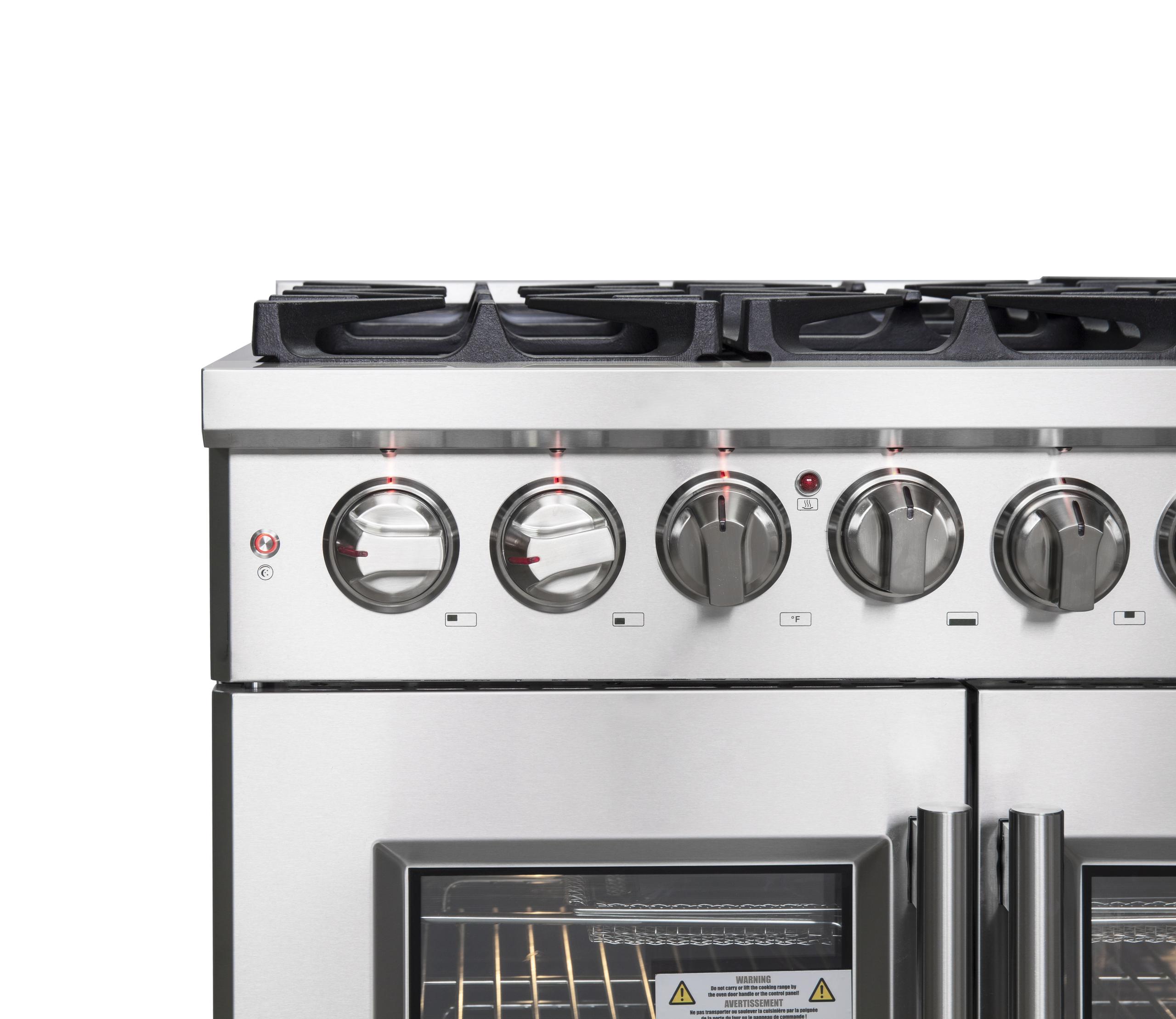 Forno FFSGS632536 Forno Massimo 36" Freestanding French Door Dual Fuel Range
