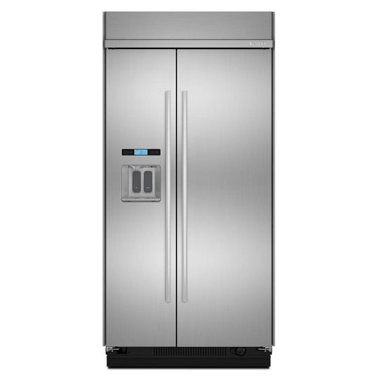 Jennair JS48SSDUDE 48" Built-In Side-By-Side Refrigerator With Water Dispenser