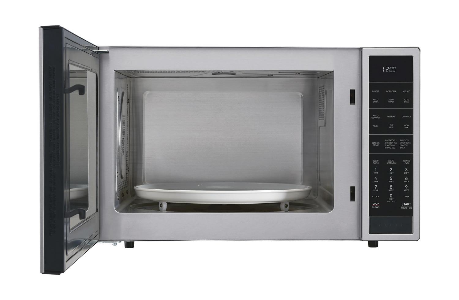 Sharp SMC1585KS Sharp 1.5 Cu. Ft. 900W Stainless Steel Convection Countertop Microwave Oven