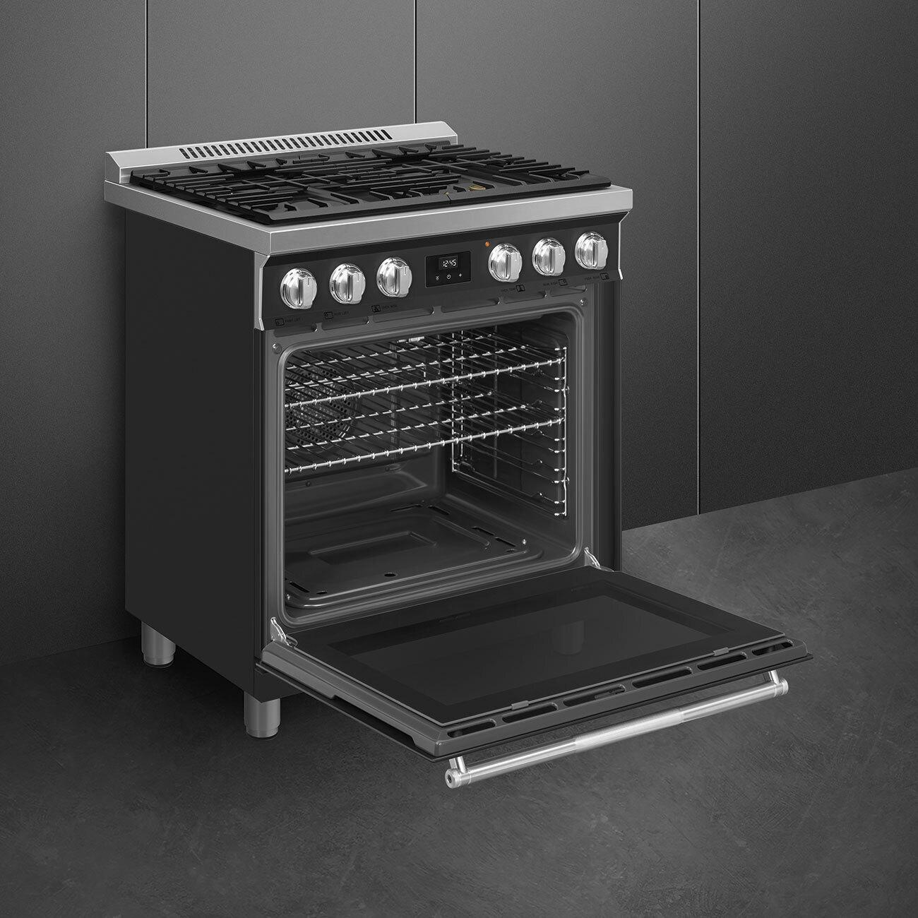 Smeg SPR30UGGAN Range Stainless Steel Spr30Uggan