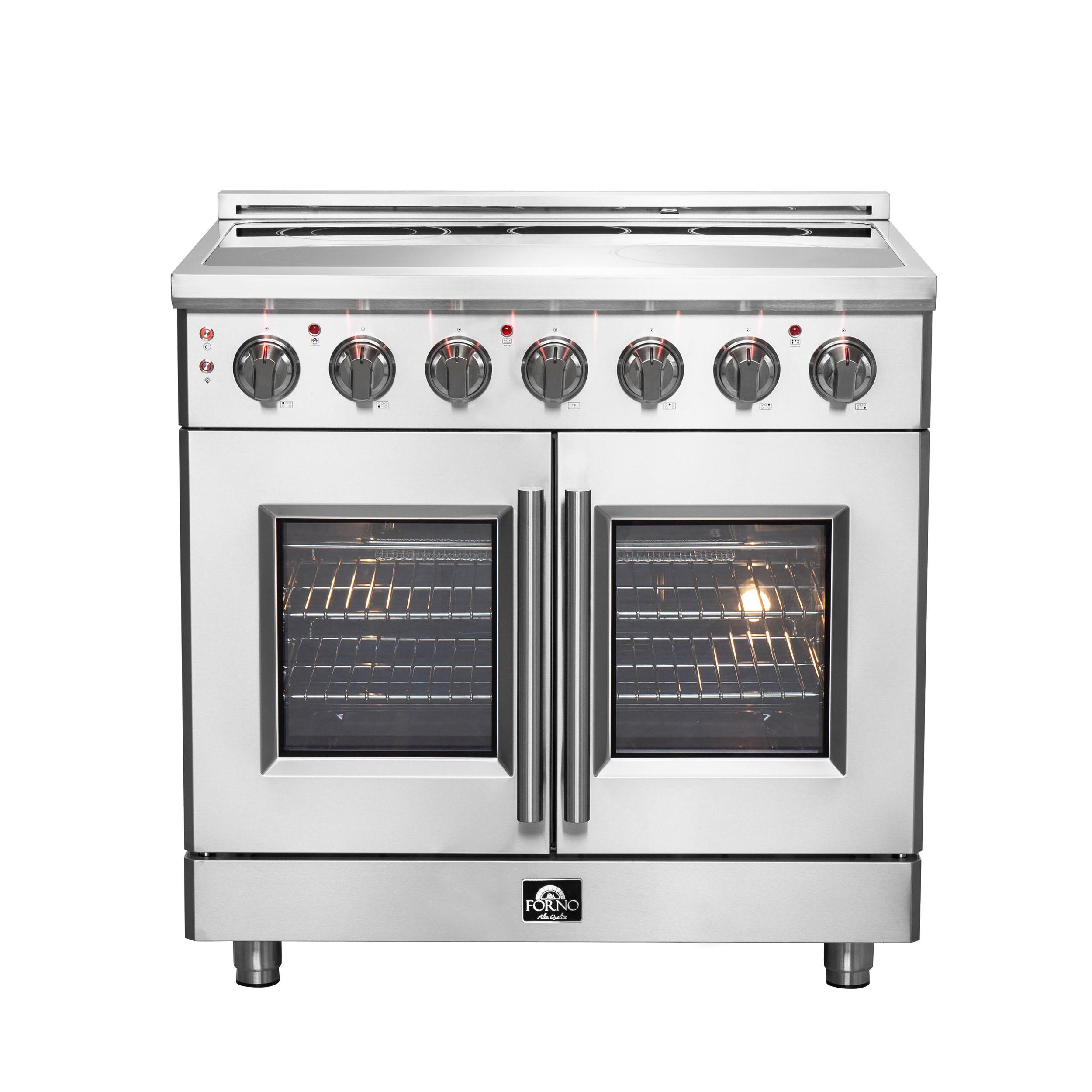 Forno FFSEL695536 Forno Massimo 36" Freestanding French Door Electric Range