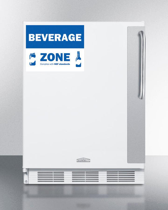 Summit FF6W7BZADALHD 24" Wide All-Refrigerator, Ada Height