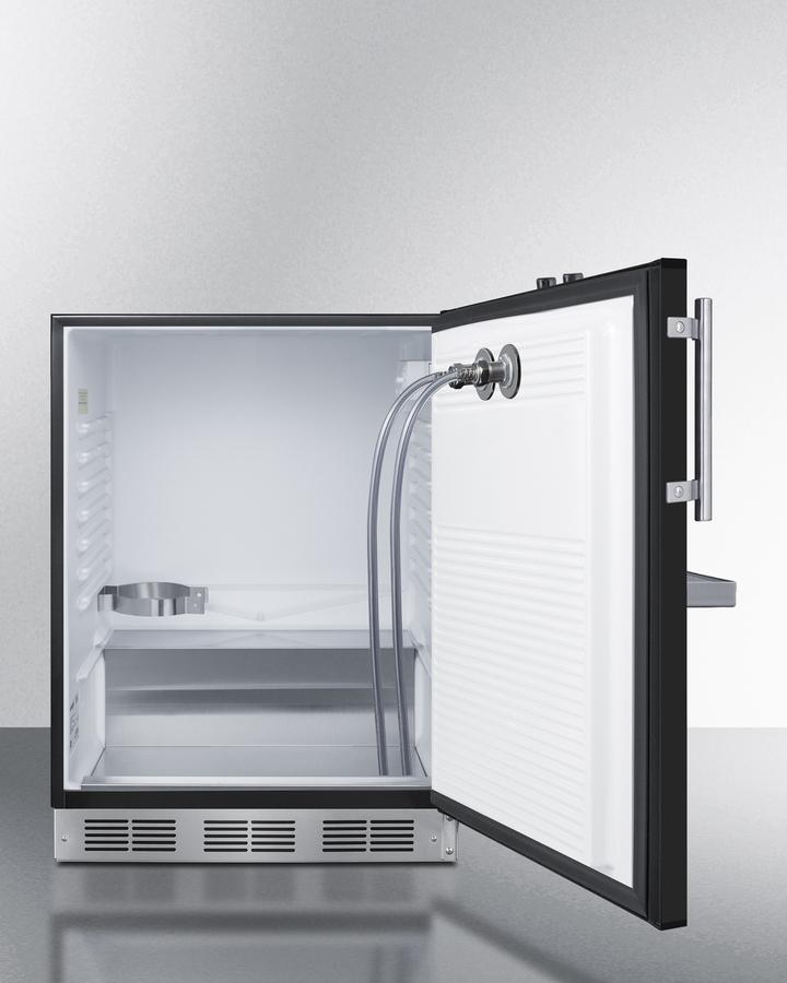 Summit SBC58BFRTPCFADA 24" Wide Front Tap Built-In Cold Brew Coffee Kegerator, Ada-Compliant