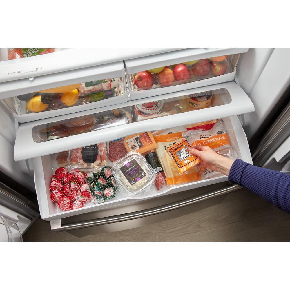 Maytag MRFF4236RZ Maytag® 36 Inch Wide French Door Bottom Mount Refrigerator With Max Cool Setting - 25 Cu. Ft.