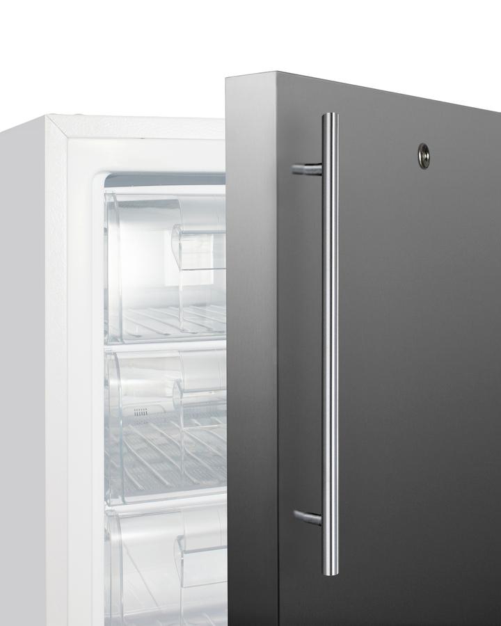Summit ADA305AFSSHVLHD 20" Wide Built-In Healthcare All-Freezer, Ada Compliant