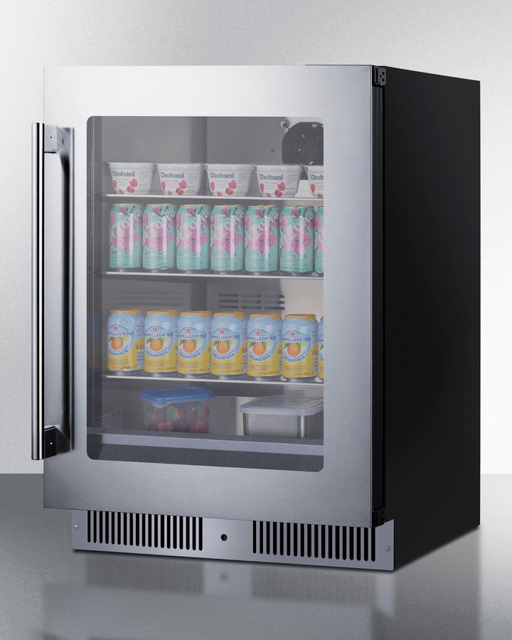 Summit SDHG2443 24" Wide Built-In Beverage Center