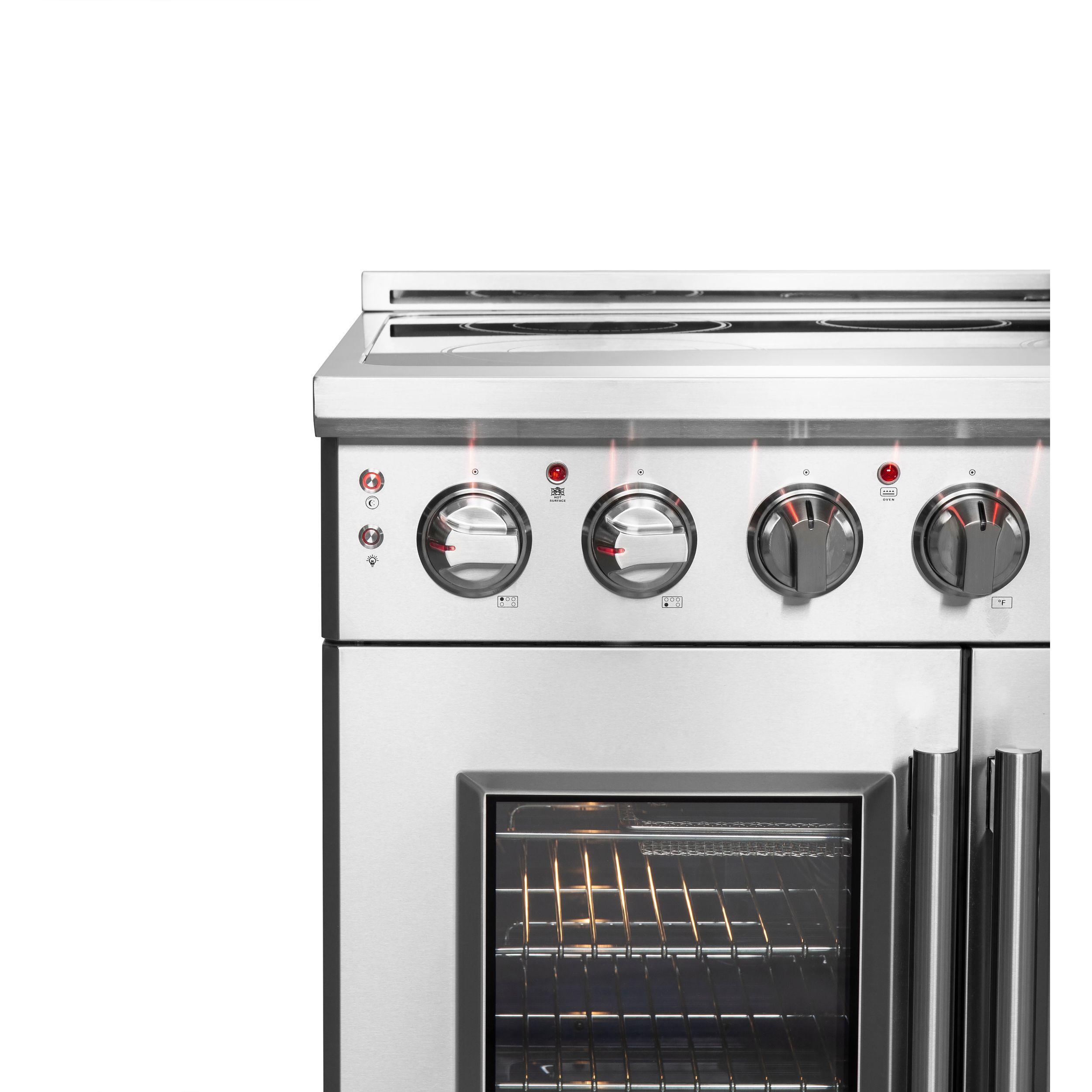 Forno FFSEL695536 Forno Massimo 36" Freestanding French Door Electric Range