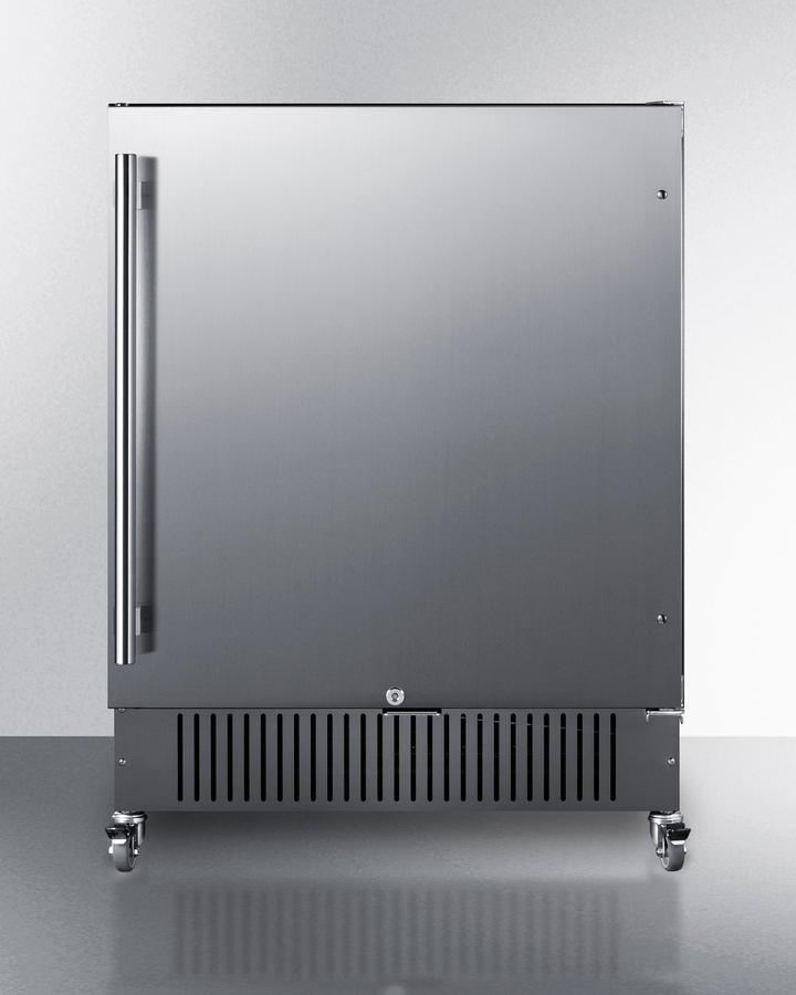 Summit FF27BSSCAS 27" Wide Mobile All-Refrigerator