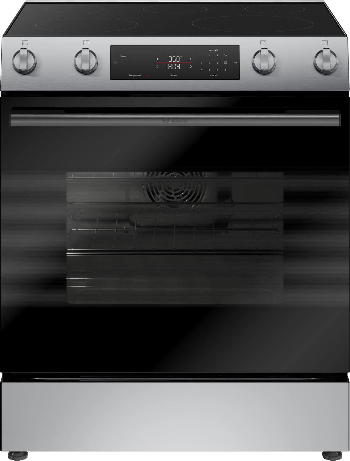 Bosch HEF1050MU 100 Series Electric Freestanding Range 30