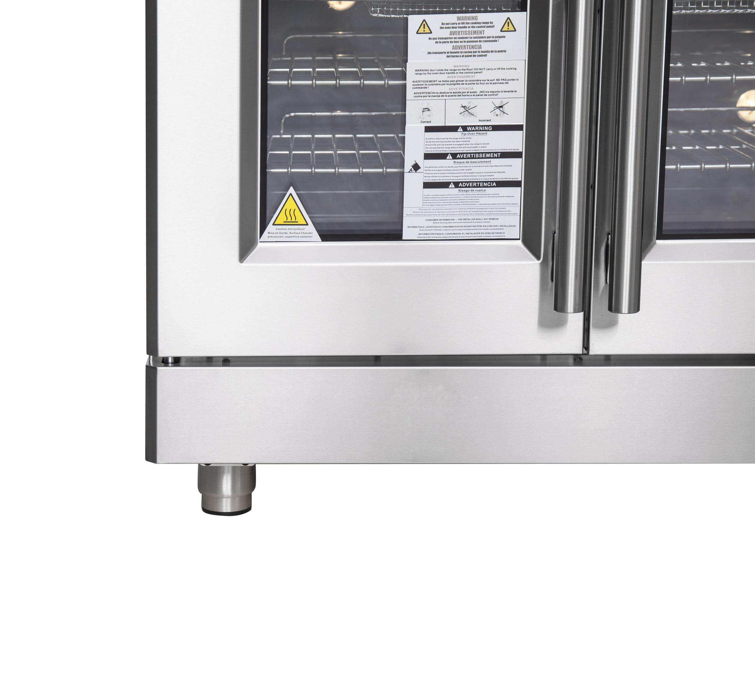 Forno FFSGS632536 Forno Massimo 36" Freestanding French Door Dual Fuel Range