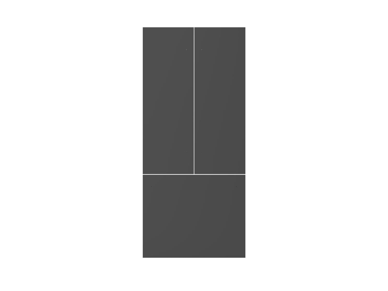 Bertazzoni SP36FDCV Carbonio Front Panel Kit For 36" French Door Refrigerator Carbonio