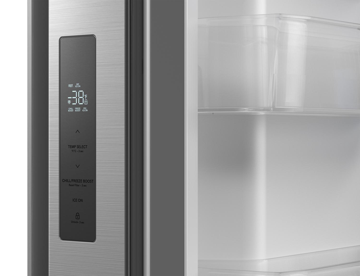 Sharp SJF2955KS Sharp French 3-Door Refrigerator With Water Dispenser