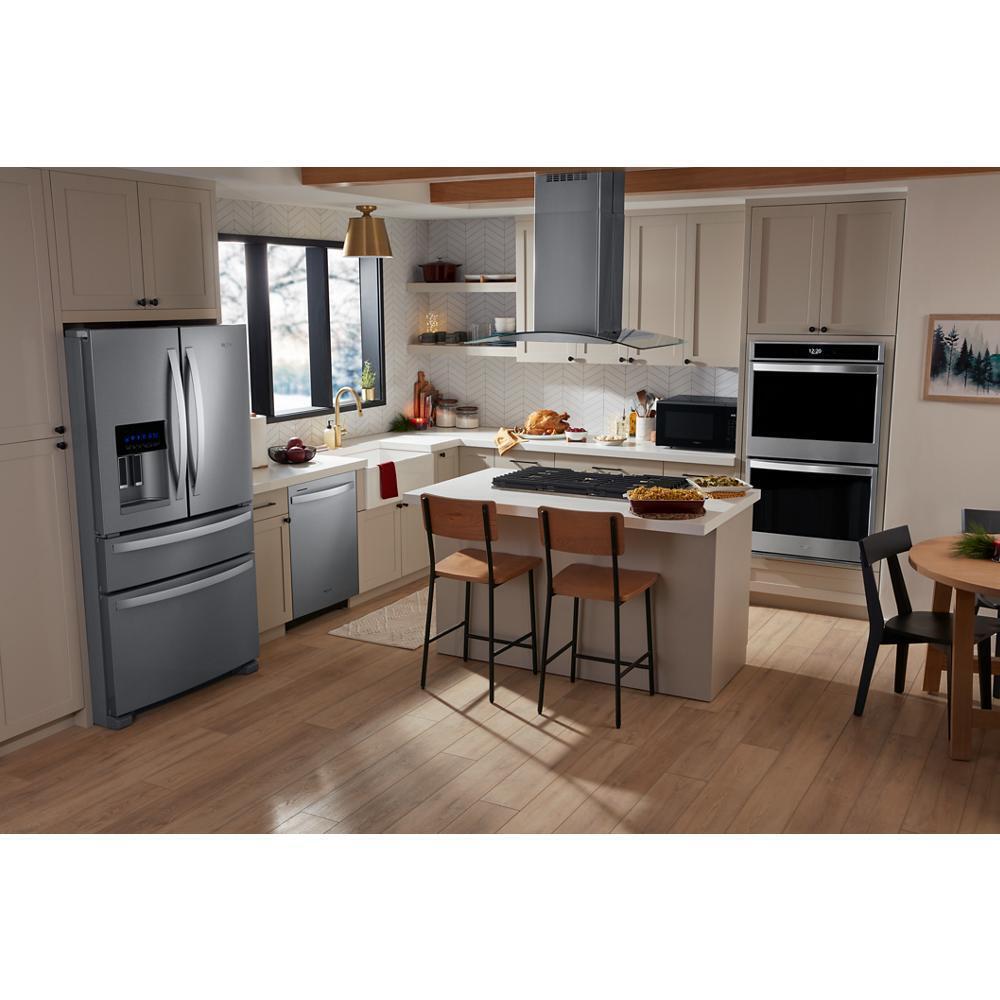 Whirlpool WCGK5036PS 36-Inch Gas Cooktop With Ez-2-Lift™ Hinged Cast-Iron Grates